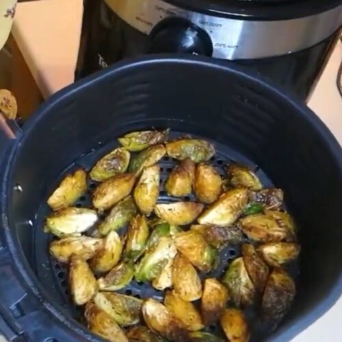 Coles de Bruselas en Air fryer