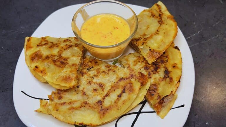 tortillas con carne molida en freidora de aire